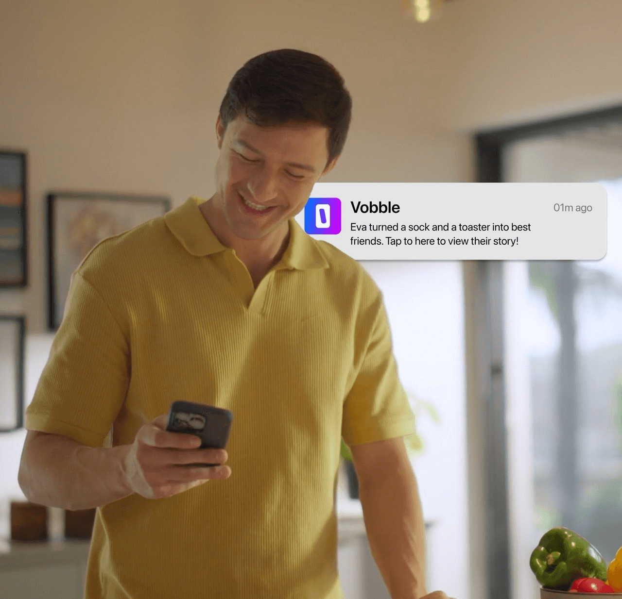 Vobble notification